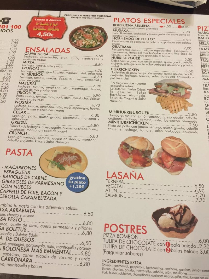 Pizzeria Huracanes