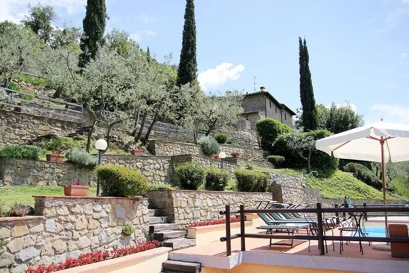 Tuscan villa in the Chianti hills
