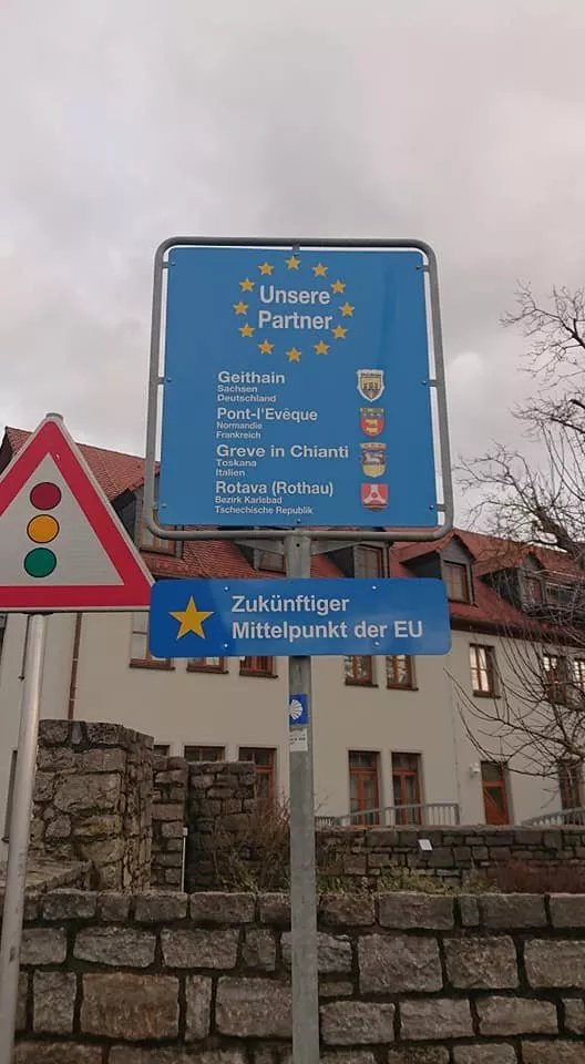 Center Point Of Eu (after Brexit)