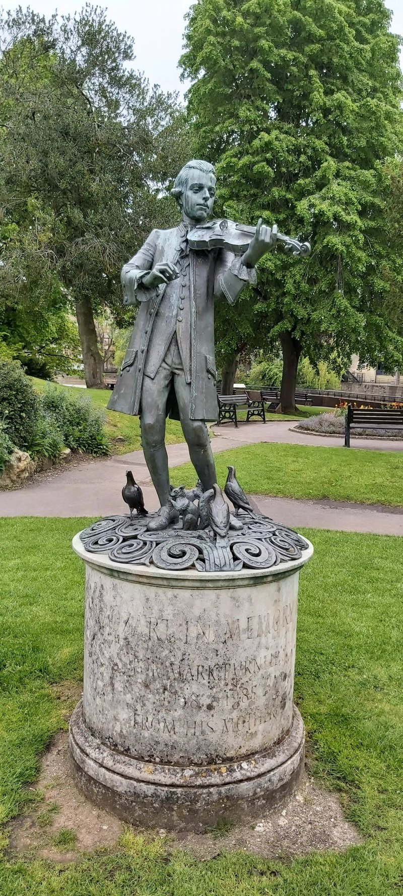 Statue Of Young Mozart