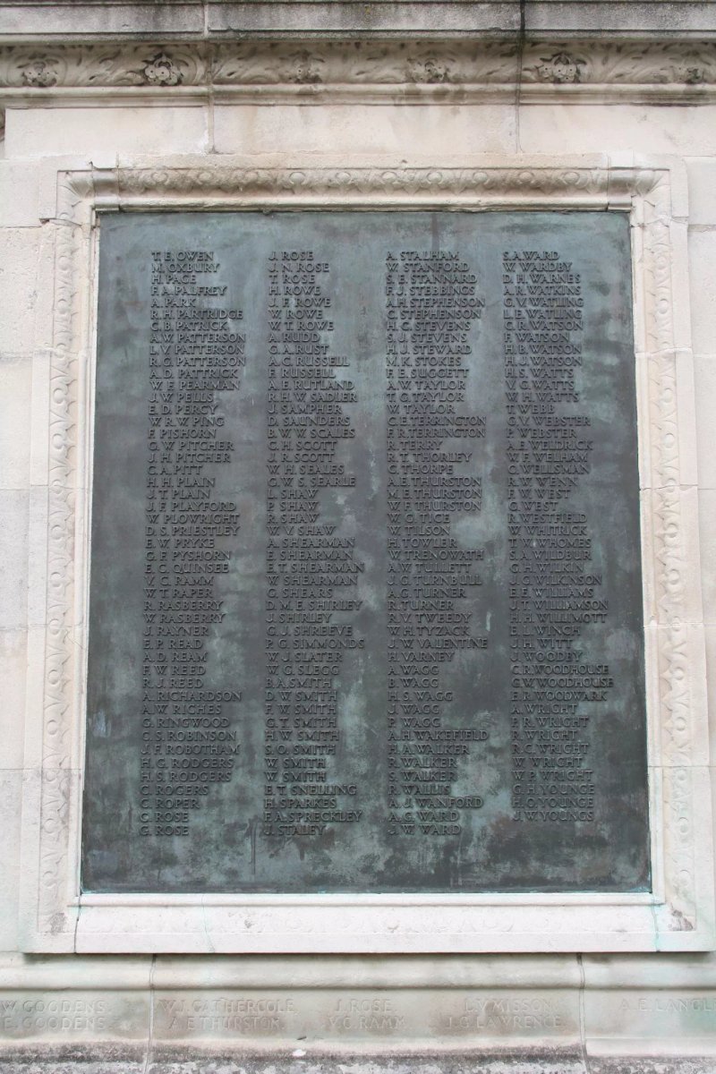 Kings Lynn Roll of Honour