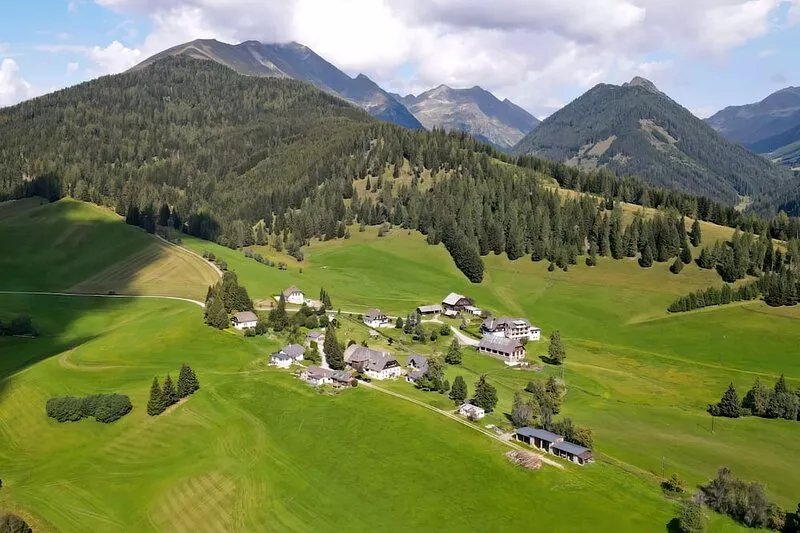 Cozy vacation apartment at 1420m altitude in the middle of nature on an organic