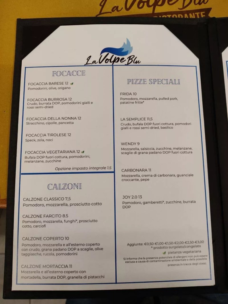 Ristorante La Volpe Blu