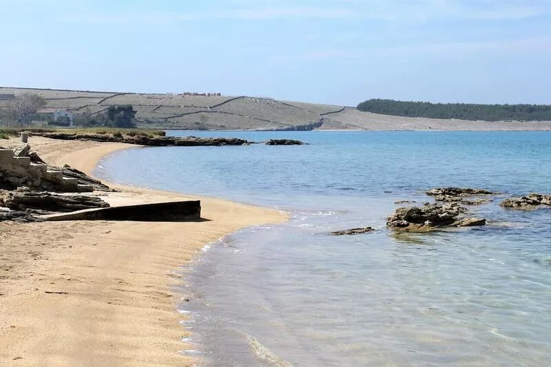 Two bedroom apartment with terrace and sea view Povljana, Pag (A-230-c)