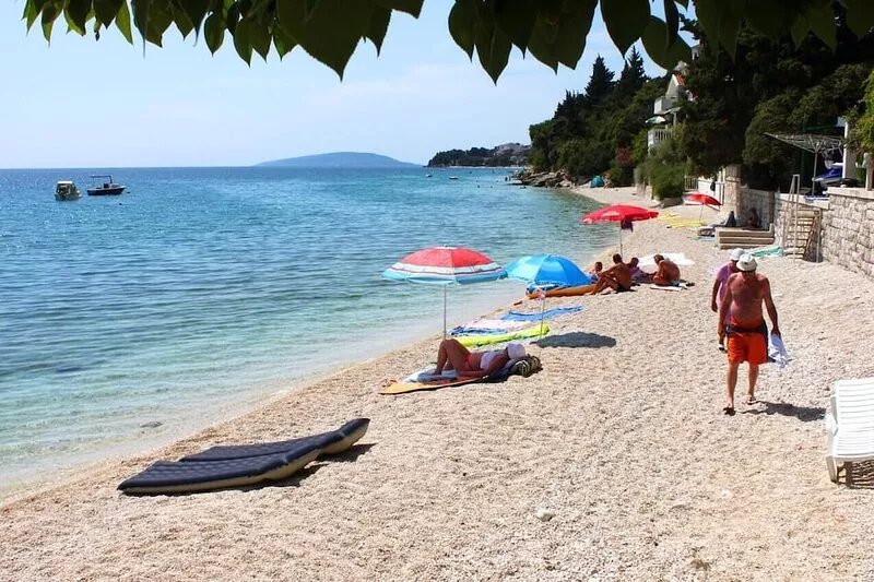 Two bedroom apartment with balcony and sea view Podaca, Makarska (A-2783-d)