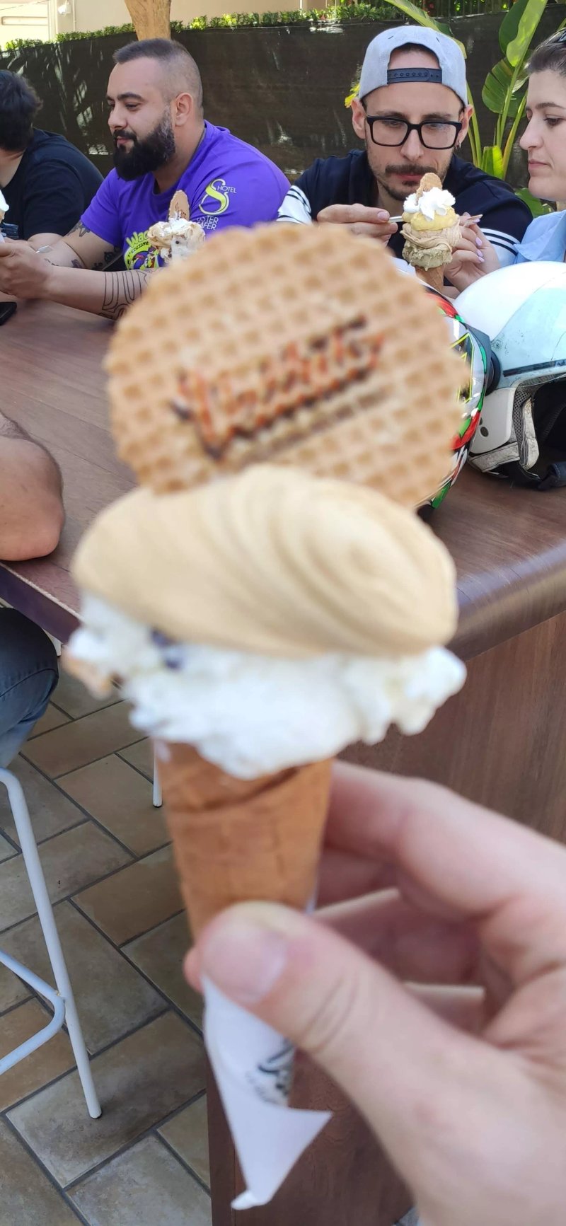 Velluto la gelateria vecchio stile