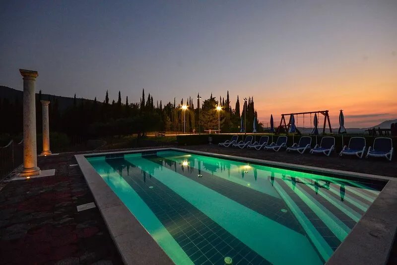 Villa Milicic with private pool,tennis,football,basket ball,gym,hottub..