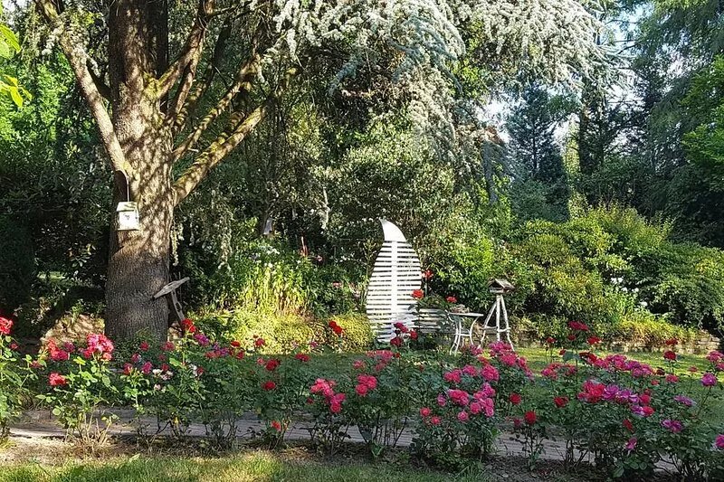 cozy 3 * apartment on former Farm in a park-like garden