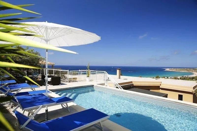 Magnificent modern villa with panoramic sea view and swimming pool