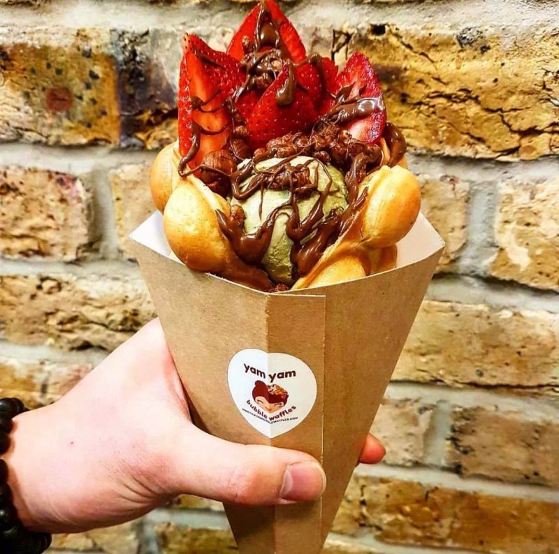Yam Yam bubble Waffles
