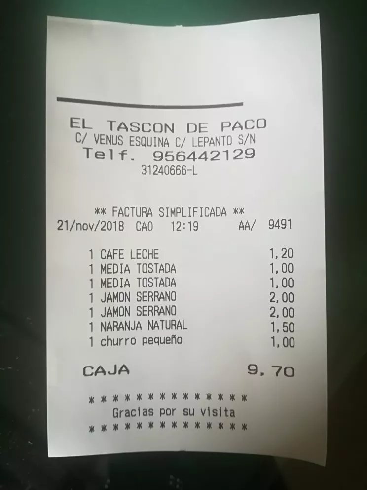 El Tascon De Paco