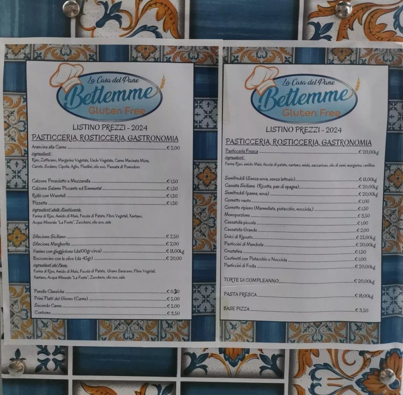 Betlemme Gluten Freee