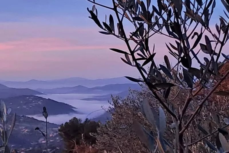 Cabris, charming Provencal villa, sea view, near the village