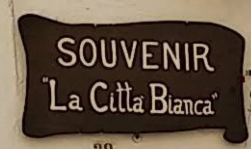 Souvenir "La Citta Bianca"