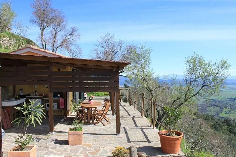 LE GUAZZE BONE ROMANTIC COTTAGE WITH SPECTACULAR SEA VIEW VETULONIA