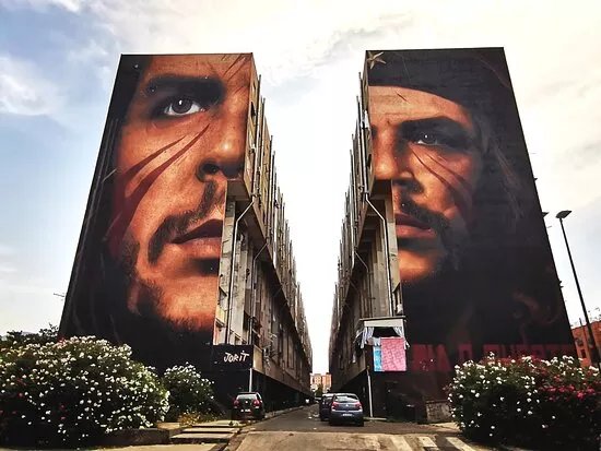 Murale di Jorit Agoch - Diego Armando Maradona e Niccolo
