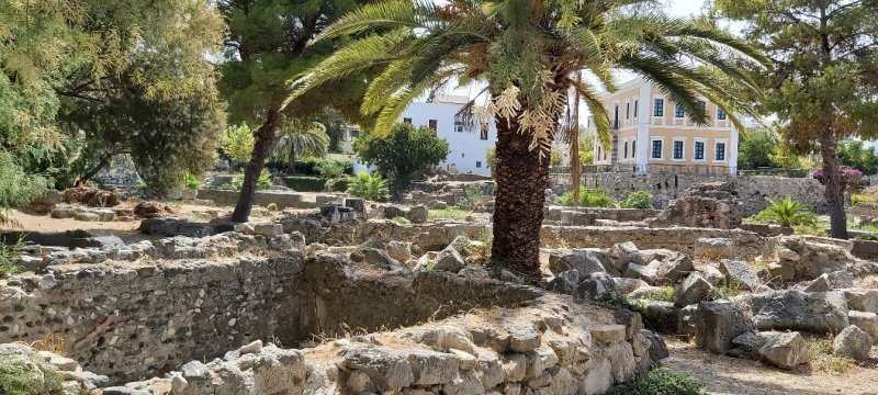 Archaelogical Site Of The Harbour Quater-agora