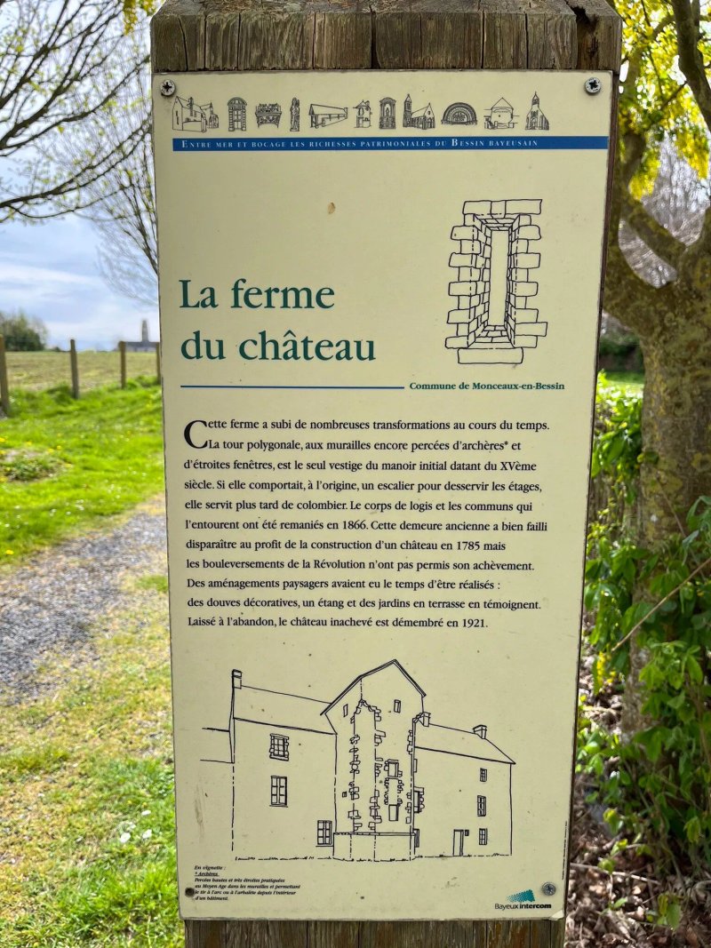 Chateau de Monceaux 5mn de Bayeux Proche Mer