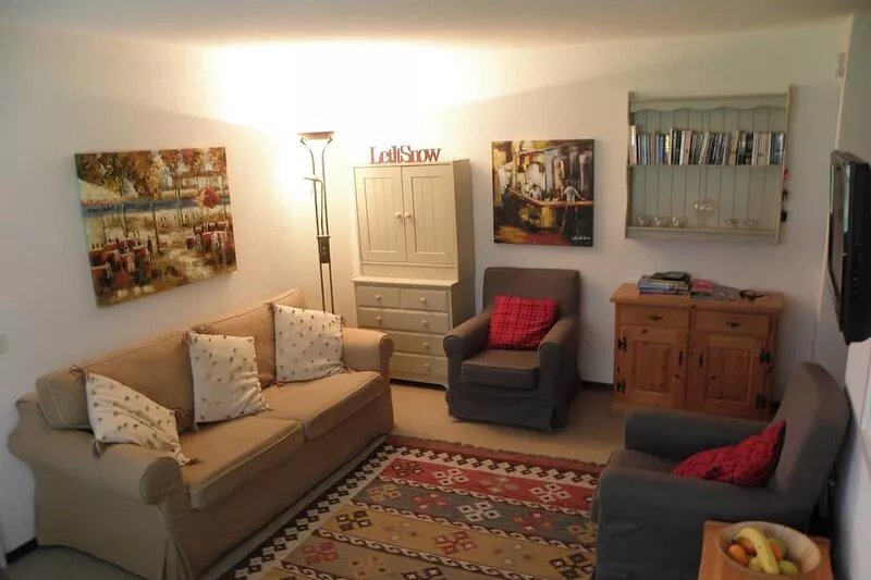 Apartment in picturesque glacier valley of Lauterbrunnen.