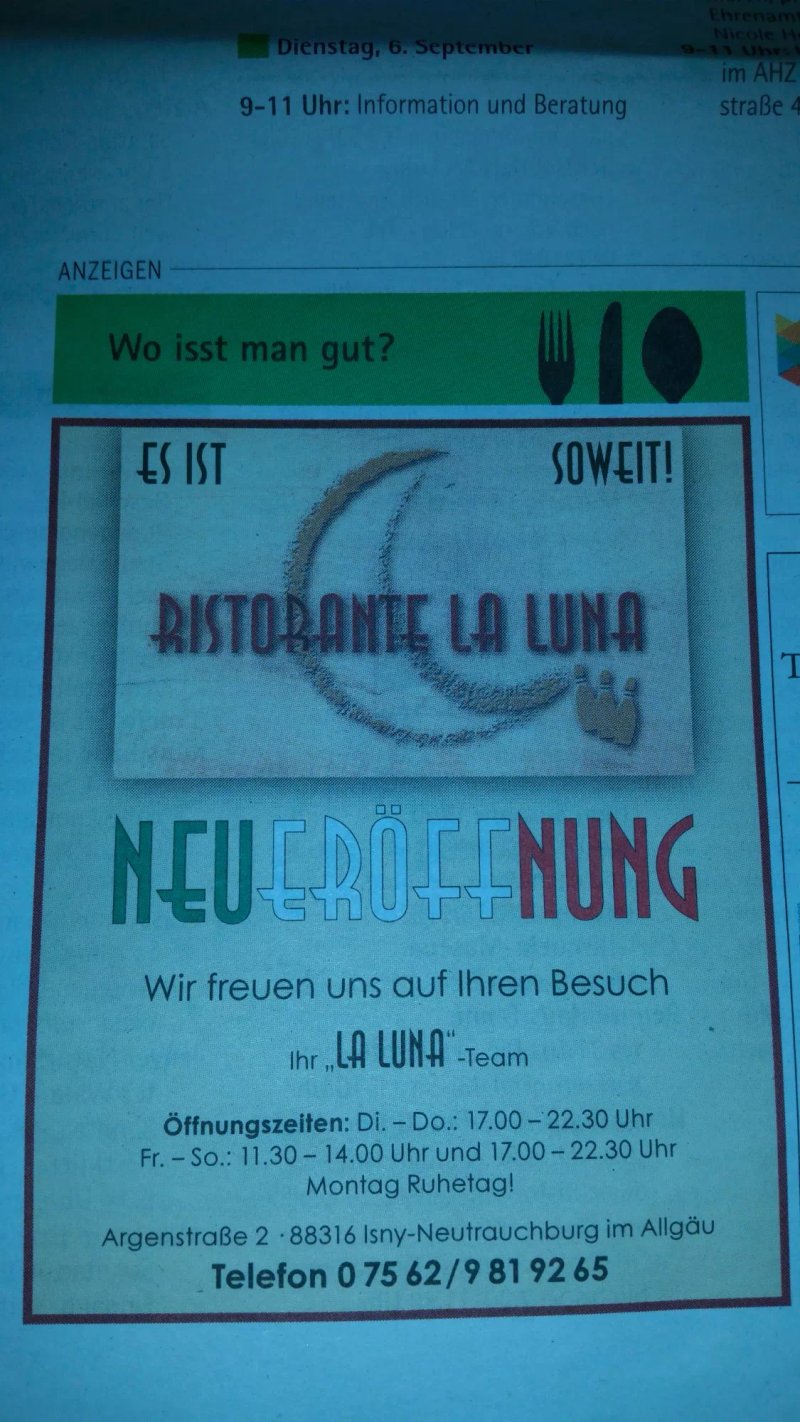 La Luna Ristorante