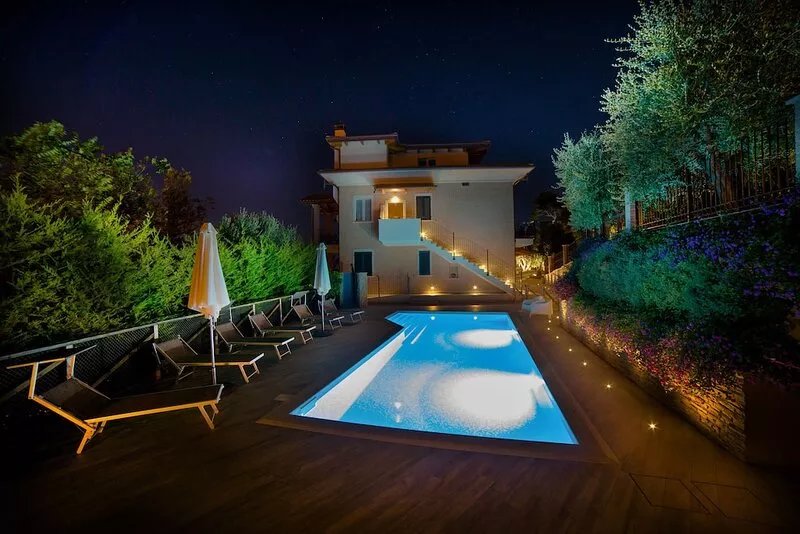 Holiday Home with Swimmigpool at 350 mt. from the sea in the heart of the Rivier