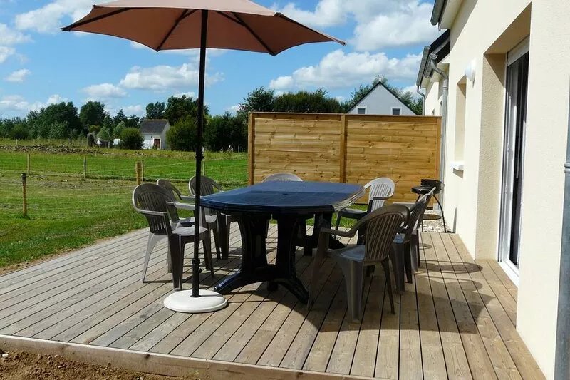 house near sea, landing beaches Utah Beach, golf, 6 pers