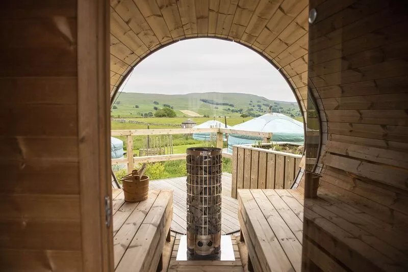 With views across Wether Fell, waking up in Goldfinch Yurt is like no other