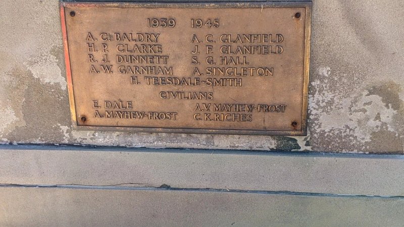 Wickham Market Memorial