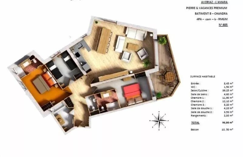 Wonderfull and spacy flat into a PREMIUM Residence 5 Stars