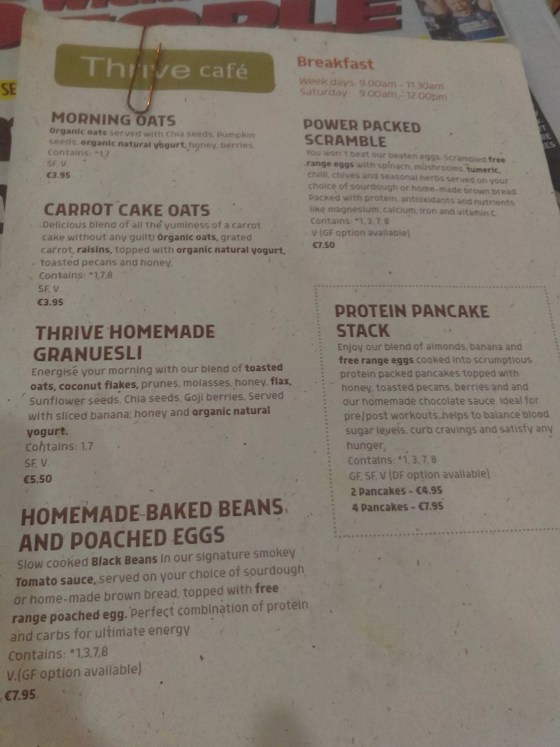 Thrive Cafe