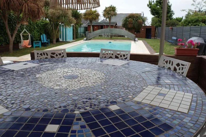 Villa in Sainte Marine. heated pool. beaches, harbour, all on foot