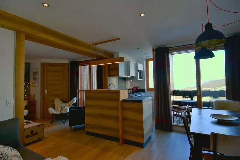 Nice apartment. 3 Méribel Mottaret bedrooms. Ski-in ski-out