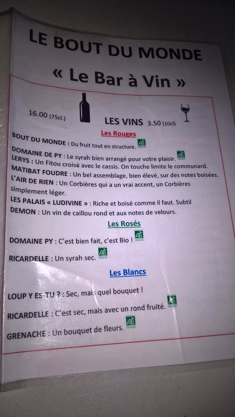 Le Bout du Monde