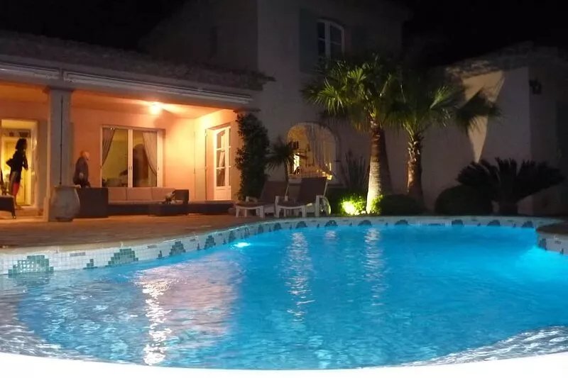 Luxury villa in a residential area with private pool overlooking the golf course