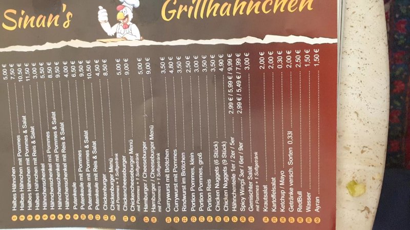 Sinan's Grillhahnchen