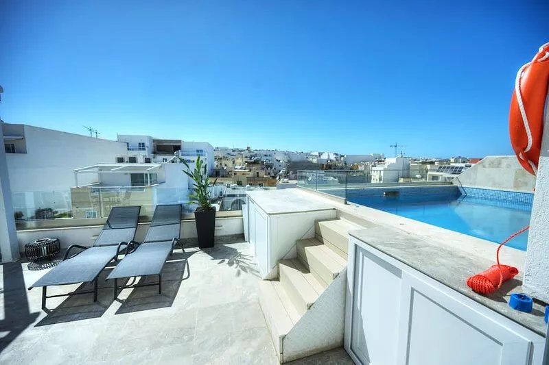 Elegant 2 bedrooms, large sun terrace, pool GCAT1-1