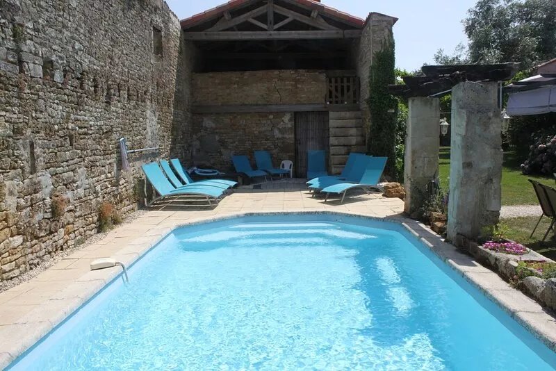 5 bedroom gite with private pool in village setting
