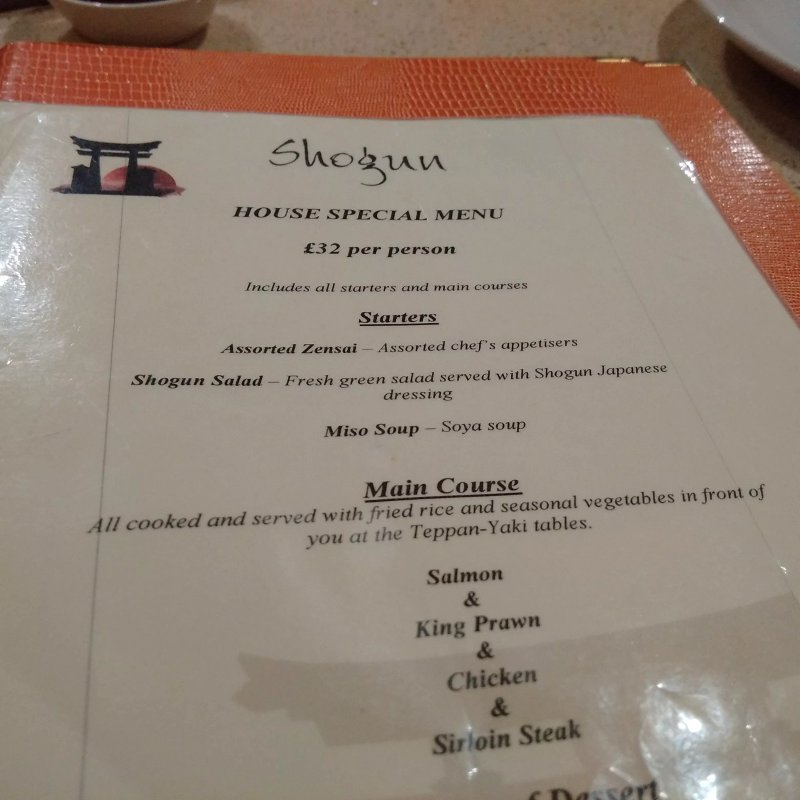Shogun Sushi Bar & Teppan-Yaki
