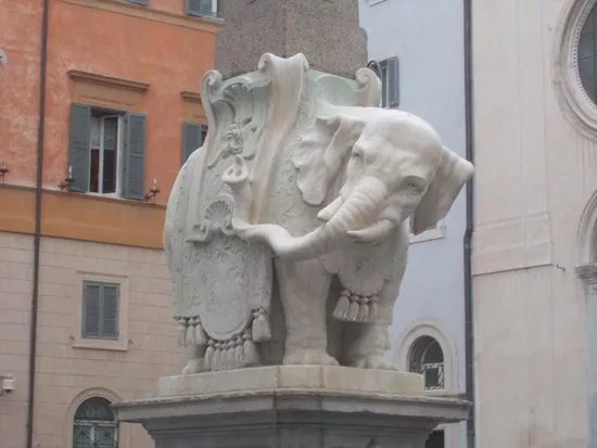 Elephant and Minerva Obelisk