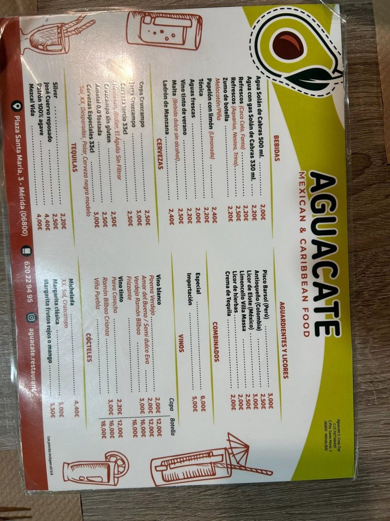 Aguacate Mexican and Caribbean Food