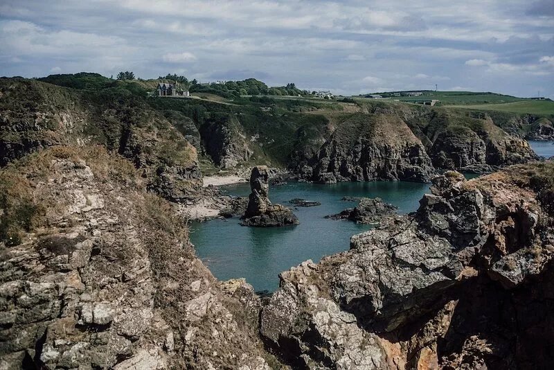 Idyllic Converted Mill on a private farm by the sea