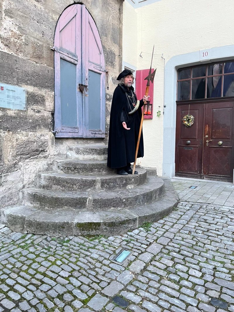 Hans Georg Baumgartner, der Nachtwachter von Rothenburg