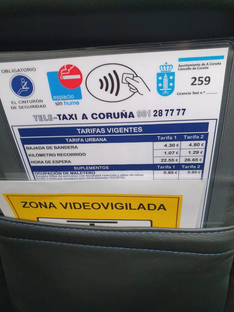 Taxi a Coruna