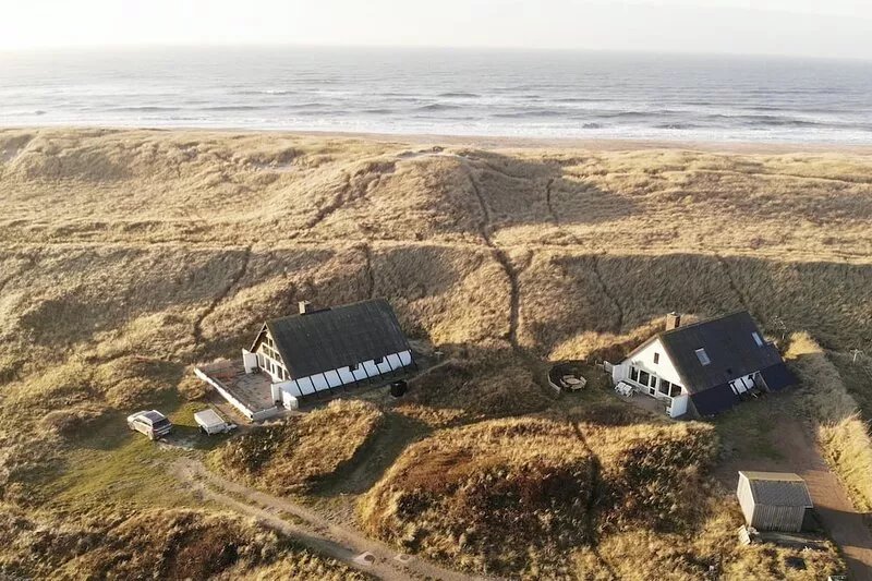 Fantastic! House Bassekrej is situated in the dunes on the wide sandy beach.