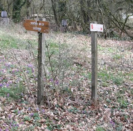 Sentier rando croquis a Bissy-sur-Fley
