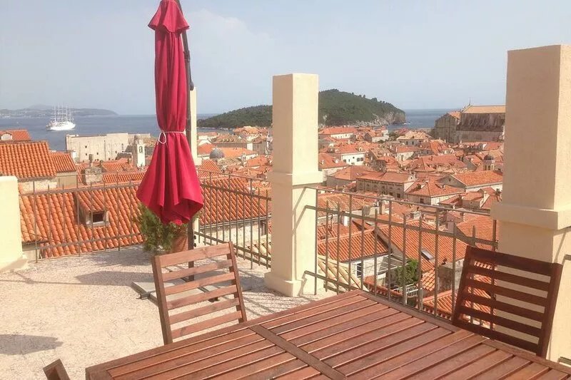 House Hilda 1, View of Old Town from terrace , Old Town , Dubrovnik
