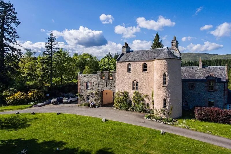 16th Century Scottish Castle in Trossachs National Park near Loch Lomond