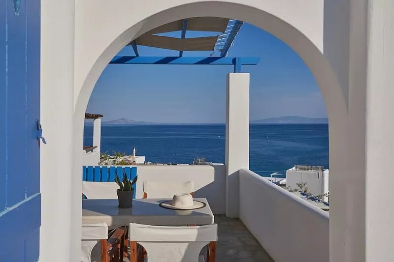 Poseidon | 2 Bedroom Family Apartment with Sea View and Patio, Cleopatra Homes
