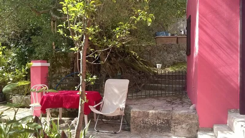 Small house with large garden in Sinarades Corfu