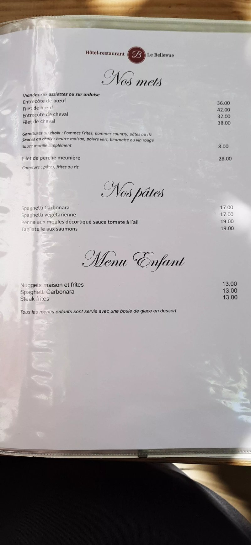 Restaurant Le Bellevue